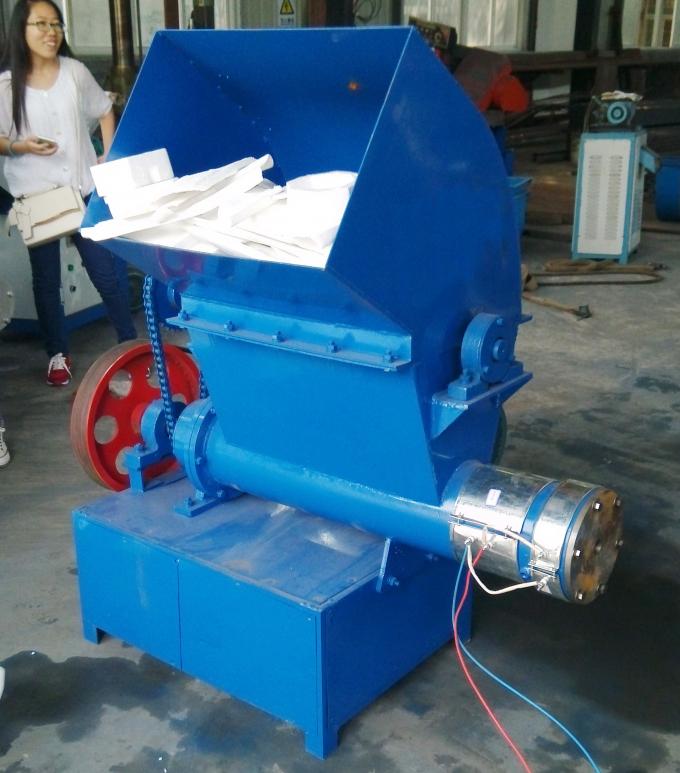 Efficient Eps Foam Recycling Machine / Waste Foam Plastic Melting Machine