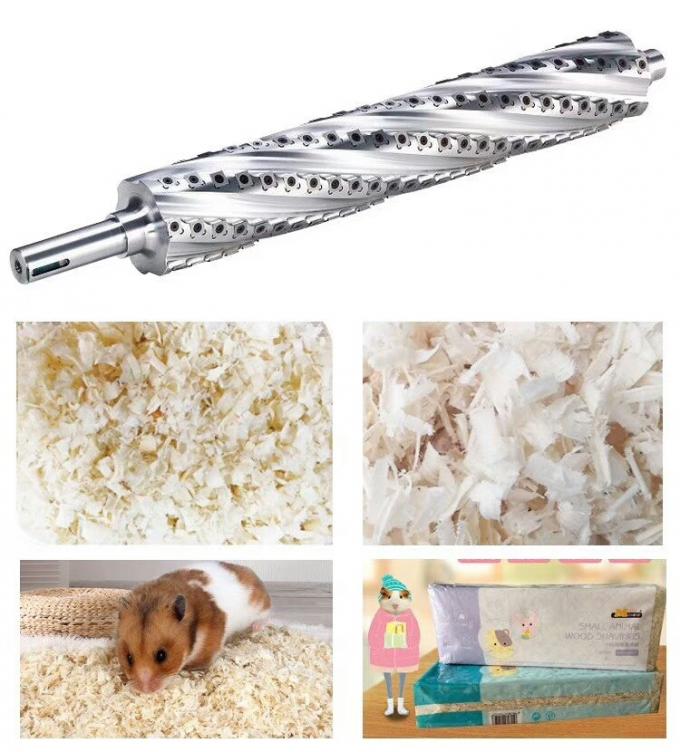 7.5KW Small Wood Shaving Machine 500KG/H Timber Shaving Machine