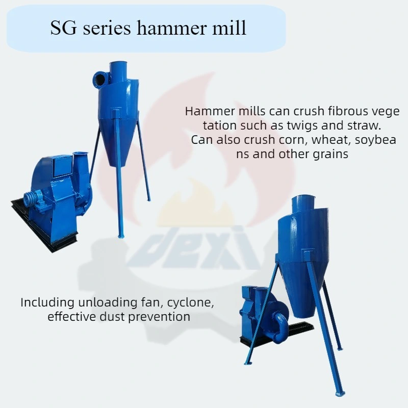High Quality Small Scale Hammer Mill Crusher Price for Corn and Grain Corn Crusher