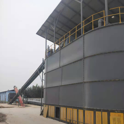 HCJ Poultry Manure Processing Machine 30 Ton 8M3/D Fertilizer Composting