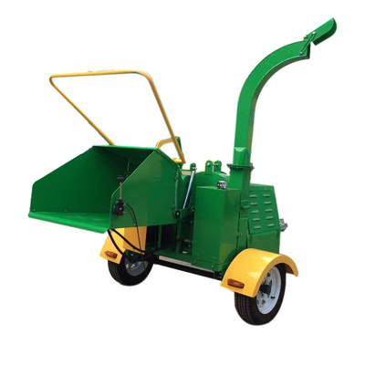 6 Inch 8 Inch Road Towable Diesel Wood Chipper 22HP Wood Chipping Machine