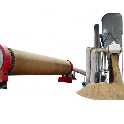 7.5kw GHG Small Single Drum Rotary Dryer Wood Blocks Fuel