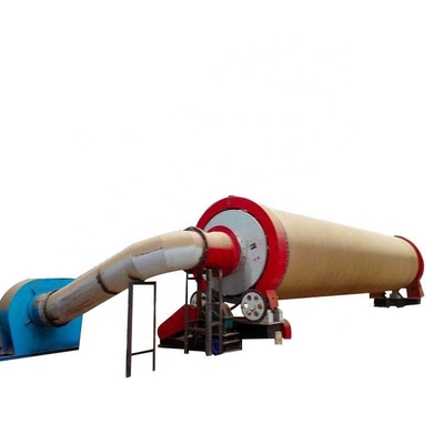 2.5M 2.8M Large Wood Powder Sand Rotary Drum Dryer Machine 22kw