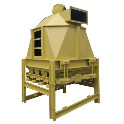 Yellow 2.2KW Counter Flow Pellet Cooler 3-5T/H Pellet Mill Cooler