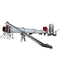 12M Length Industrial Rotary Dryer For Wood Chips Mineral Powder