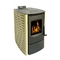 Indoor Hot Air 92 % Efficiency Wood Pellet Stove For 100m2 Room Heating
