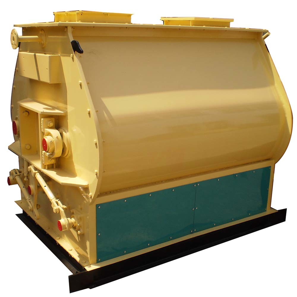 2CBM Poultry Feed Horizontal Animal Feed Mixer 1000KG/ Batch